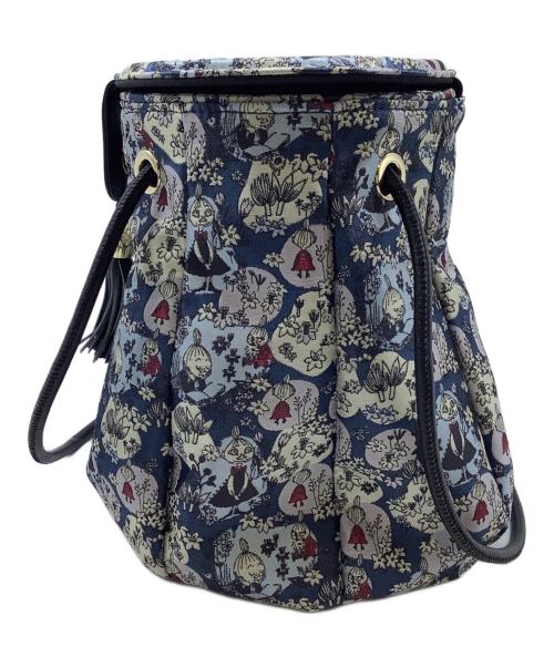 MOOMIN（ムーミン）MOOMIN (ムーミン) ハンドバッグ ネイビーの古着・服飾アイテム