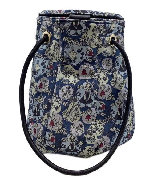 MOOMIN（ムーミン）MOOMIN (ムーミン) ハンドバッグ ネイビーの古着・服飾アイテム