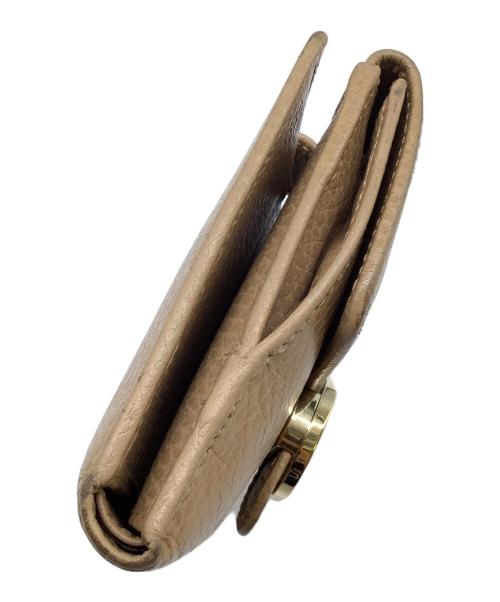 GUCCI（グッチ）GUCCI (グッチ) 2つ折り財布 ベージュの古着・服飾アイテム