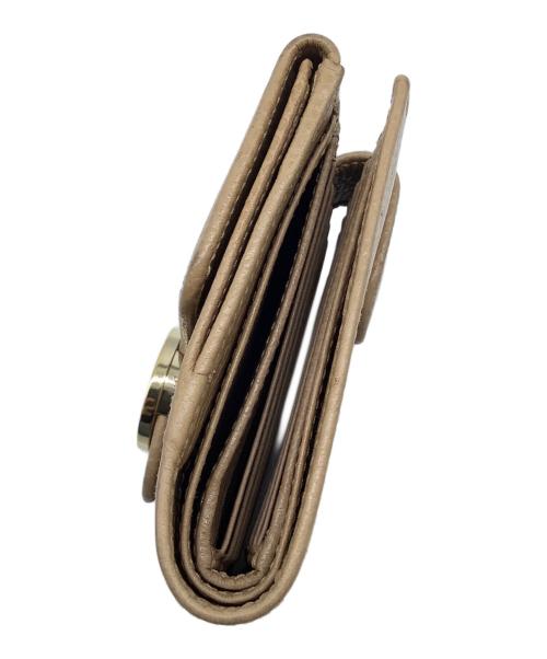 GUCCI（グッチ）GUCCI (グッチ) 2つ折り財布 ベージュの古着・服飾アイテム