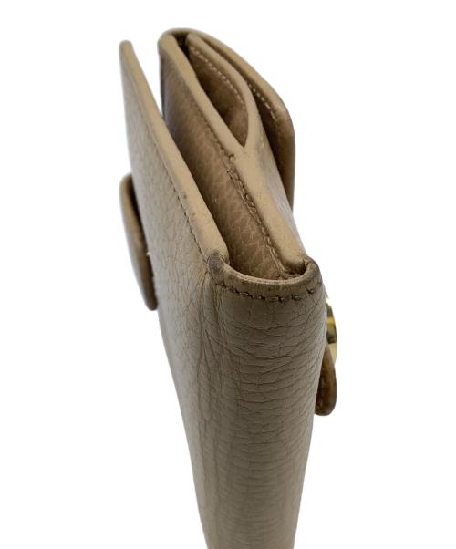 GUCCI（グッチ）GUCCI (グッチ) 2つ折り財布 ベージュの古着・服飾アイテム