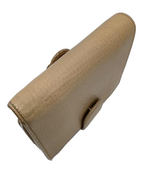 GUCCI（グッチ）GUCCI (グッチ) 2つ折り財布 ベージュの古着・服飾アイテム