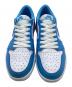 中古・古着 NIKE (ナイキ) AIR JORDAN 1 LOW スカイブルー×ホワイト サイズ:27cm：12000円