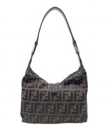 FENDI（フェンディ）の古着「ワンショルダーバッグ　ズッカ」｜ブラウン