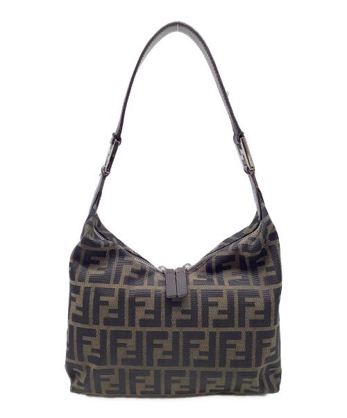 FENDI（フェンディ）FENDI (フェンディ) ワンショルダーバッグ　ズッカ ブラウンの古着・服飾アイテム