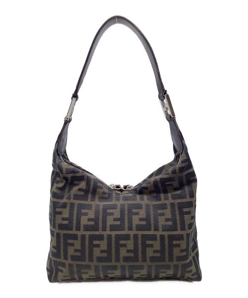 FENDI（フェンディ）FENDI (フェンディ) ワンショルダーバッグ　ズッカ ブラウンの古着・服飾アイテム