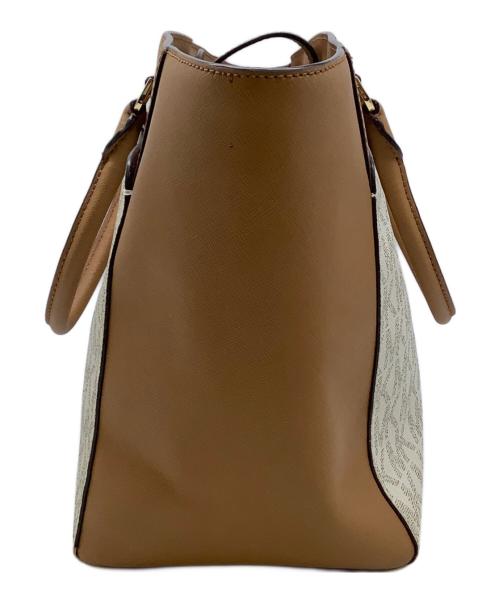 MICHAEL KORS（マイケル・コース）MICHAEL KORS (マイケル・コース) トートバッグ ベージュ×ブラウンの古着・服飾アイテム