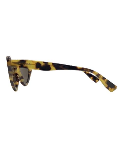 MIU MIU（ミュウミュウ）MIU MIU (ミュウミュウ) サングラス ブラウンの古着・服飾アイテム