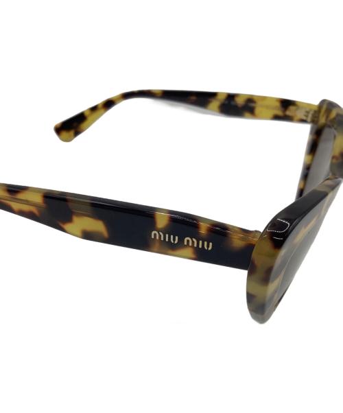 MIU MIU（ミュウミュウ）MIU MIU (ミュウミュウ) サングラス ブラウンの古着・服飾アイテム