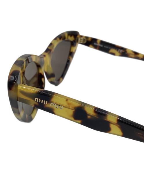 MIU MIU（ミュウミュウ）MIU MIU (ミュウミュウ) サングラス ブラウンの古着・服飾アイテム