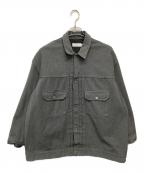 Graphpaperグラフペーパー）の古着「COLORFAST DENIM JACKET」｜グレー