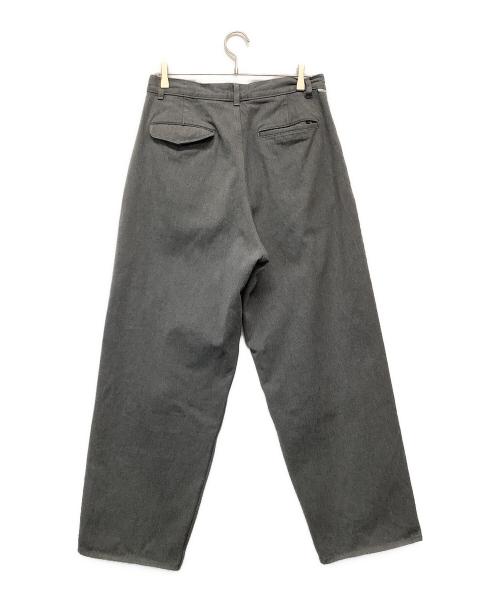 Graphpaper（グラフペーパー）Graphpaper (グラフペーパー) COLORFAST DENIM TWO TUCK PANTS グレー サイズ:2の古着・服飾アイテム