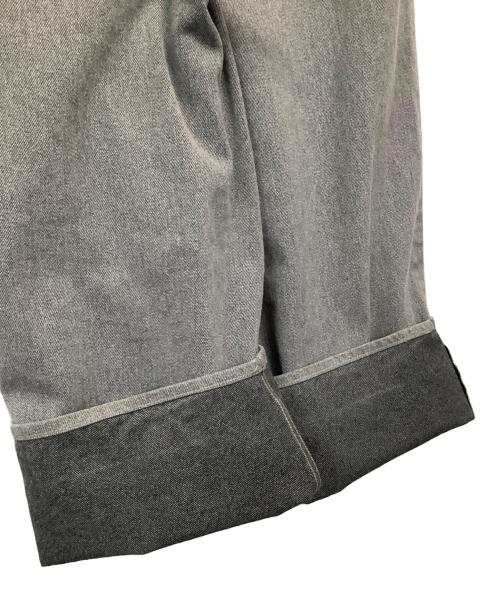 Graphpaper（グラフペーパー）Graphpaper (グラフペーパー) COLORFAST DENIM TWO TUCK PANTS グレー サイズ:2の古着・服飾アイテム