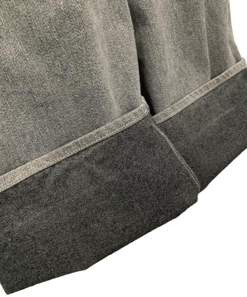 Graphpaper（グラフペーパー）Graphpaper (グラフペーパー) COLORFAST DENIM TWO TUCK PANTS グレー サイズ:2の古着・服飾アイテム