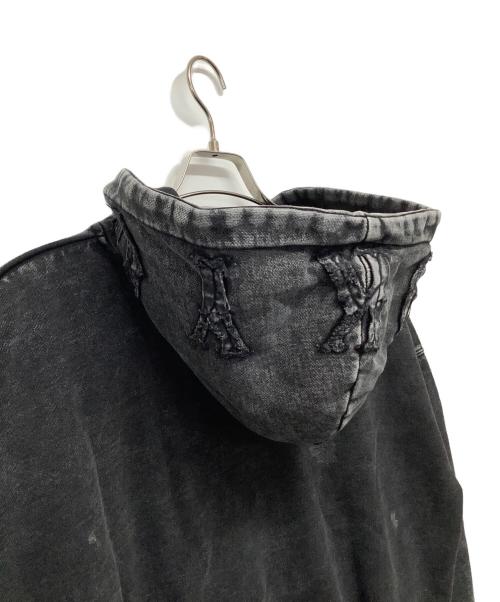 Chillin（チリン）Chillin (チリン) BLACKANNY (ブラックアニー) ジップパーカー グレー サイズ:Mの古着・服飾アイテム