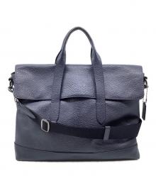 COACH（コーチ）の古着「ビジネスバッグ」｜ネイビー