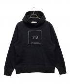 adidas×Y-3アディダス×ワイスリー）の古着「U SQUARE LABEL GRAPHIC HOODIE」｜ブラック