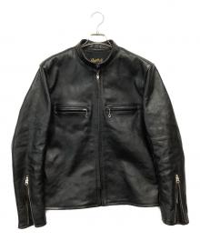 Buco（ブコ）の古着「ホースハイドシングルレザージャケット」｜ブラック