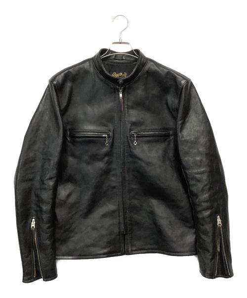 Buco（ブコ）Buco (ブコ) ホースハイドシングルレザージャケット ブラック サイズ:40の古着・服飾アイテム