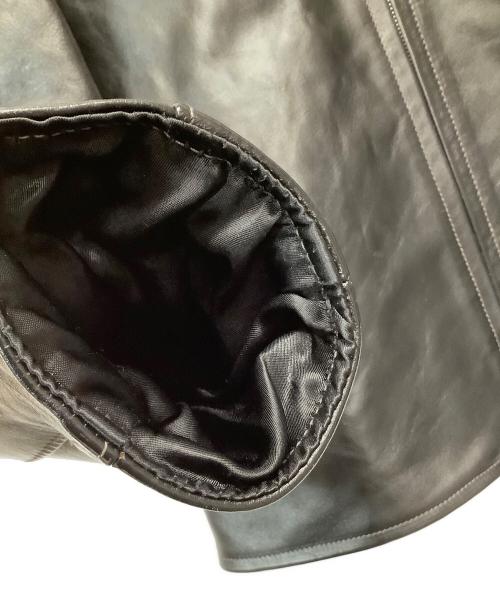 Buco（ブコ）Buco (ブコ) ホースハイドシングルレザージャケット ブラック サイズ:40の古着・服飾アイテム