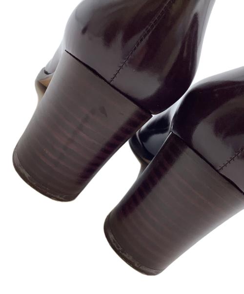 GUCCI（グッチ）GUCCI (グッチ) オープントゥーパンプス パープル サイズ:37の古着・服飾アイテム