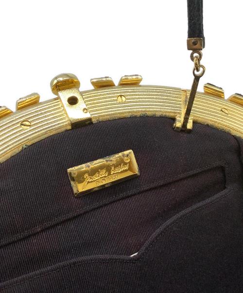 Judith Leiber NEW YORK（ジュディス・リーバー ニューヨーク）Judith Leiber NEW YORK (ジュディス・リーバー ニューヨーク) ショルダーバッグ ブラック×ゴールドの古着・服飾アイテム