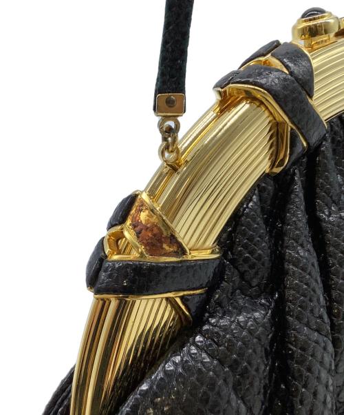 Judith Leiber NEW YORK（ジュディス・リーバー ニューヨーク）Judith Leiber NEW YORK (ジュディス・リーバー ニューヨーク) ショルダーバッグ ブラック×ゴールドの古着・服飾アイテム
