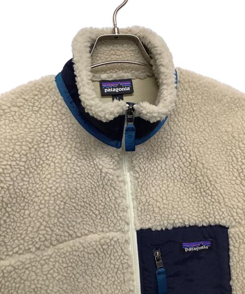 Patagonia（パタゴニア）Patagonia (パタゴニア) Classic Retro-X アイボリー×ネイビー サイズ:Mの古着・服飾アイテム