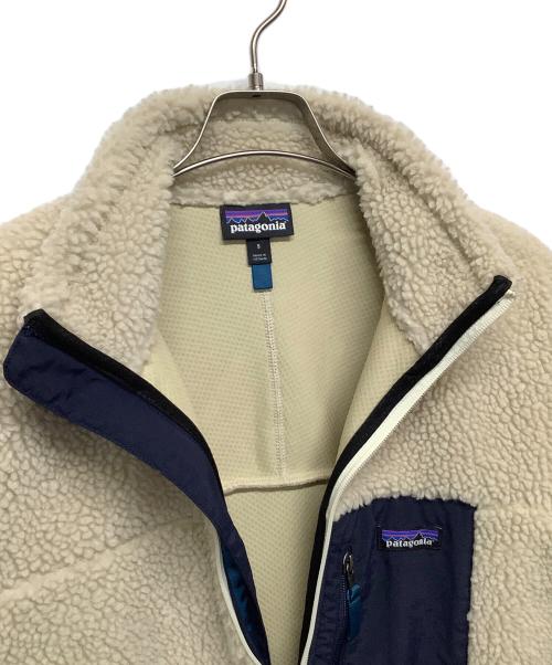 Patagonia（パタゴニア）Patagonia (パタゴニア) Classic Retro-X アイボリー×ネイビー サイズ:Mの古着・服飾アイテム