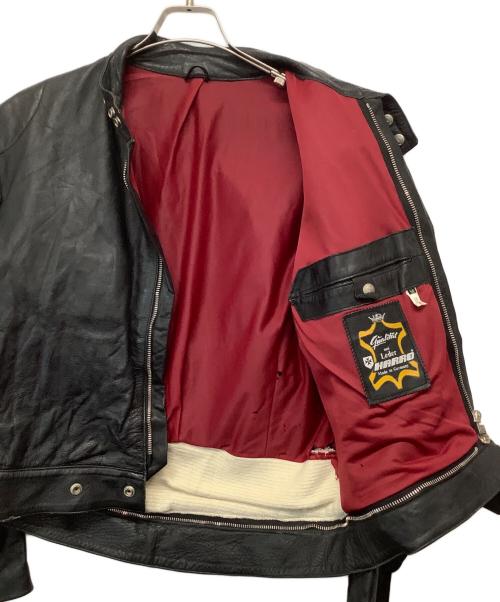 LEDER HARRO（レダー ハロー）LEDER HARRO (レダー ハロー) レザージャケット ブラック サイズ:56の古着・服飾アイテム