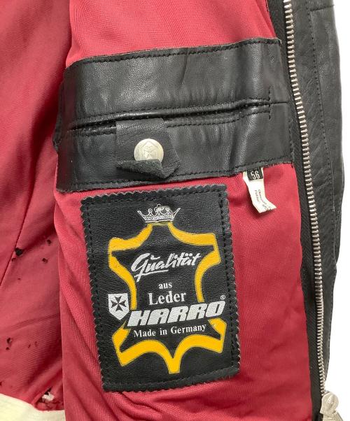 LEDER HARRO（レダー ハロー）LEDER HARRO (レダー ハロー) レザージャケット ブラック サイズ:56の古着・服飾アイテム