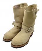 RED WINGレッドウィング）の古着「エンジニアブーツ」｜ベージュ