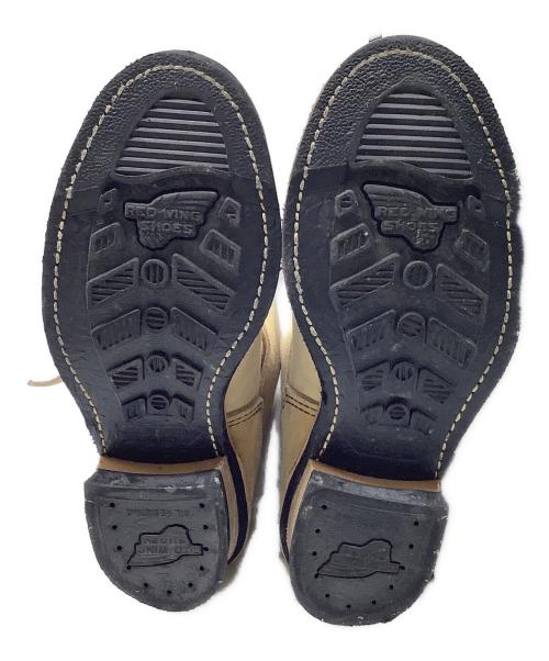 RED WING（レッドウィング）RED WING (レッドウィング) エンジニアブーツ ベージュ サイズ:7　1\2の古着・服飾アイテム