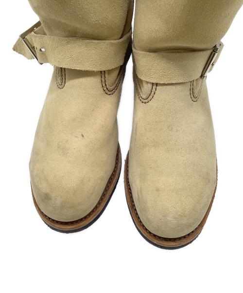 RED WING（レッドウィング）RED WING (レッドウィング) エンジニアブーツ ベージュ サイズ:7　1\2の古着・服飾アイテム