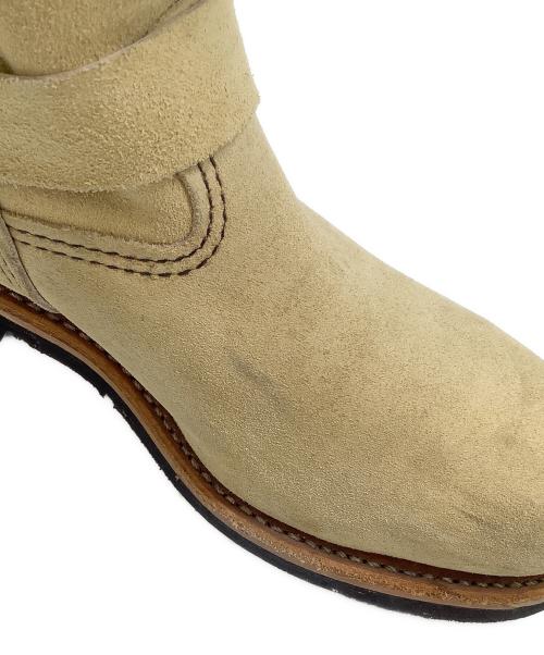 RED WING（レッドウィング）RED WING (レッドウィング) エンジニアブーツ ベージュ サイズ:7　1\2の古着・服飾アイテム