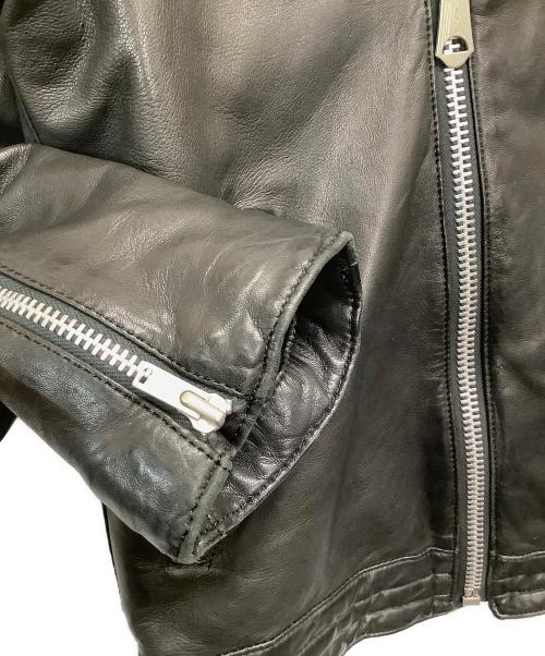 BEDWIN（ベドウィン）BEDWIN (ベドウィン) ラムレザージャケット　BUSHER ブラック サイズ: Lの古着・服飾アイテム