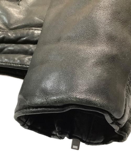 BEDWIN（ベドウィン）BEDWIN (ベドウィン) ラムレザージャケット　BUSHER ブラック サイズ: Lの古着・服飾アイテム