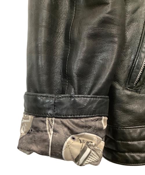 BEDWIN（ベドウィン）BEDWIN (ベドウィン) ラムレザージャケット　BUSHER ブラック サイズ: Lの古着・服飾アイテム