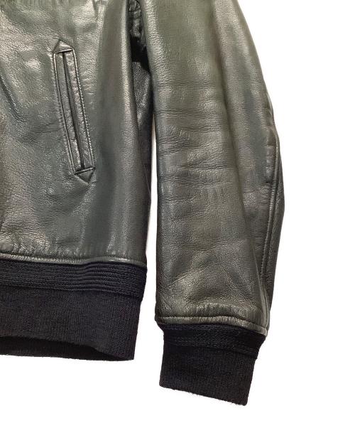 Engineered Garments（エンジニアド ガーメンツ）Engineered Garments (エンジニアド ガーメンツ) ラムレザージャケット ブラック サイズ:38の古着・服飾アイテム