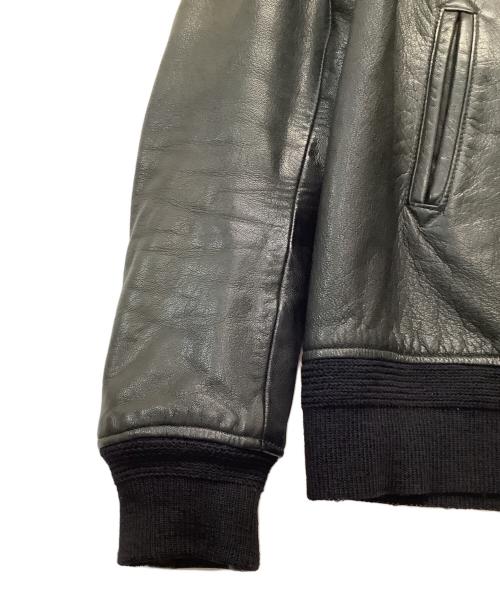 Engineered Garments（エンジニアド ガーメンツ）Engineered Garments (エンジニアド ガーメンツ) ラムレザージャケット ブラック サイズ:38の古着・服飾アイテム