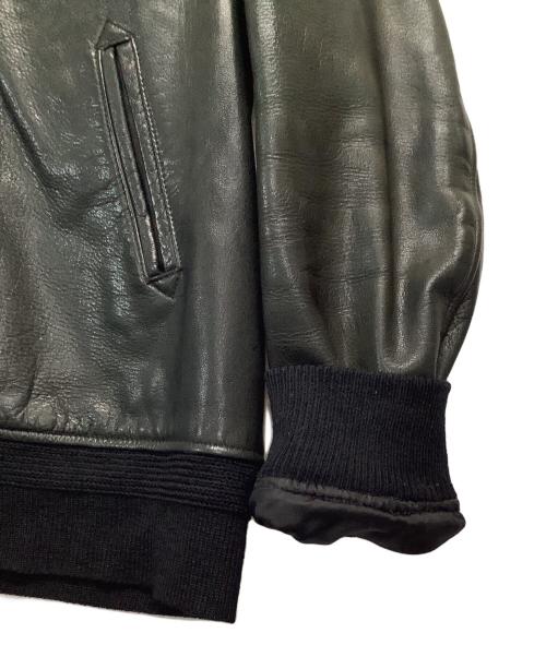 Engineered Garments（エンジニアド ガーメンツ）Engineered Garments (エンジニアド ガーメンツ) ラムレザージャケット ブラック サイズ:38の古着・服飾アイテム