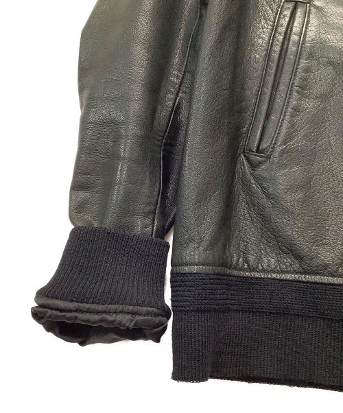 Engineered Garments（エンジニアド ガーメンツ）Engineered Garments (エンジニアド ガーメンツ) ラムレザージャケット ブラック サイズ:38の古着・服飾アイテム