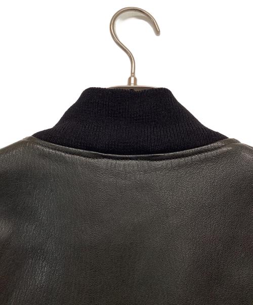 Engineered Garments（エンジニアド ガーメンツ）Engineered Garments (エンジニアド ガーメンツ) ラムレザージャケット ブラック サイズ:38の古着・服飾アイテム