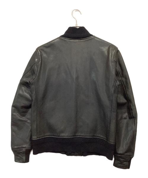 Engineered Garments（エンジニアド ガーメンツ）Engineered Garments (エンジニアド ガーメンツ) ラムレザージャケット ブラック サイズ:38の古着・服飾アイテム