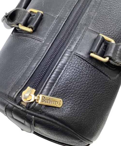 Burberry's（バーバリー）Burberry's (バーバリー) ボストンバッグ ブラックの古着・服飾アイテム