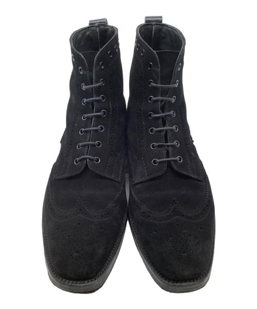 Tricker's（トリッカーズ）Tricker's (トリッカーズ) TAKEO KIKUCHI (タケオキクチ) スウェードブーツ ブラック サイズ:9.5の古着・服飾アイテム