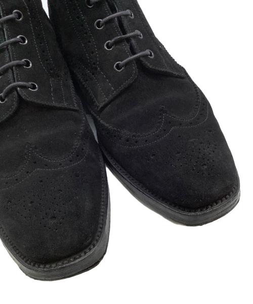 Tricker's（トリッカーズ）Tricker's (トリッカーズ) TAKEO KIKUCHI (タケオキクチ) スウェードブーツ ブラック サイズ:9.5の古着・服飾アイテム