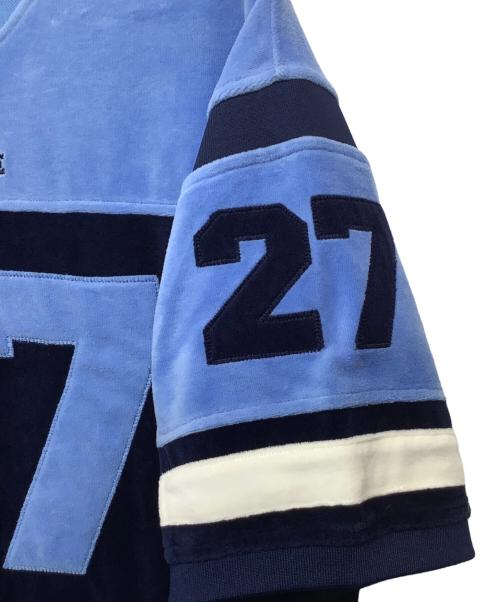 SUPREME（シュプリーム）SUPREME (シュプリーム) Velour Football Jersey ブルー サイズ:Mの古着・服飾アイテム
