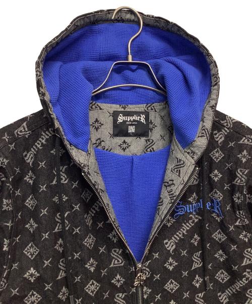 SUPPLIER（サプライヤー）SUPPLIER (サプライヤー) デニムジャケット ブラック サイズ:Lの古着・服飾アイテム