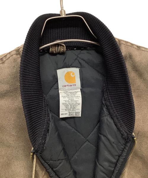 CarHartt（カーハート）CarHartt (カーハート) ダックベスト ブラウン×ブラック サイズ:Mの古着・服飾アイテム